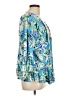 Chico's Tropical Blue Blazer Size Lg (2) - photo 4