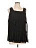 Laundry by Shelli Segal 100% Polyester Black Sleeveless Blouse Size L - photo 1