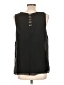 Laundry by Shelli Segal 100% Polyester Black Sleeveless Blouse Size L - photo 2