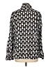Talbots Print Black Long Sleeve Blouse Size L - photo 2