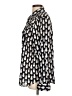 Talbots Print Black Long Sleeve Blouse Size L - photo 5