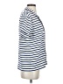 J.Crew Stripes Blue Short Sleeve Blouse Size S - photo 4