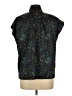 Go International 100% Polyester Stars Black Sleeveless Blouse Size L - photo 2