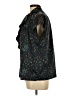 Go International 100% Polyester Stars Black Sleeveless Blouse Size L - photo 5