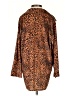 Assorted Brands 100% Cotton Animal Print Brown Long Sleeve Blouse Size S - photo 2