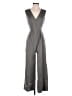 Shein 100% Polyester Solid Gray Jumpsuit Size 2 - photo 1