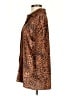 Assorted Brands 100% Cotton Animal Print Brown Long Sleeve Blouse Size S - photo 5