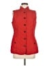 J.Jill 100% Polyester Solid Red Vest Size S - photo 1