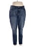 Signature Solid Blue Jeans Size 35 waist - photo 1