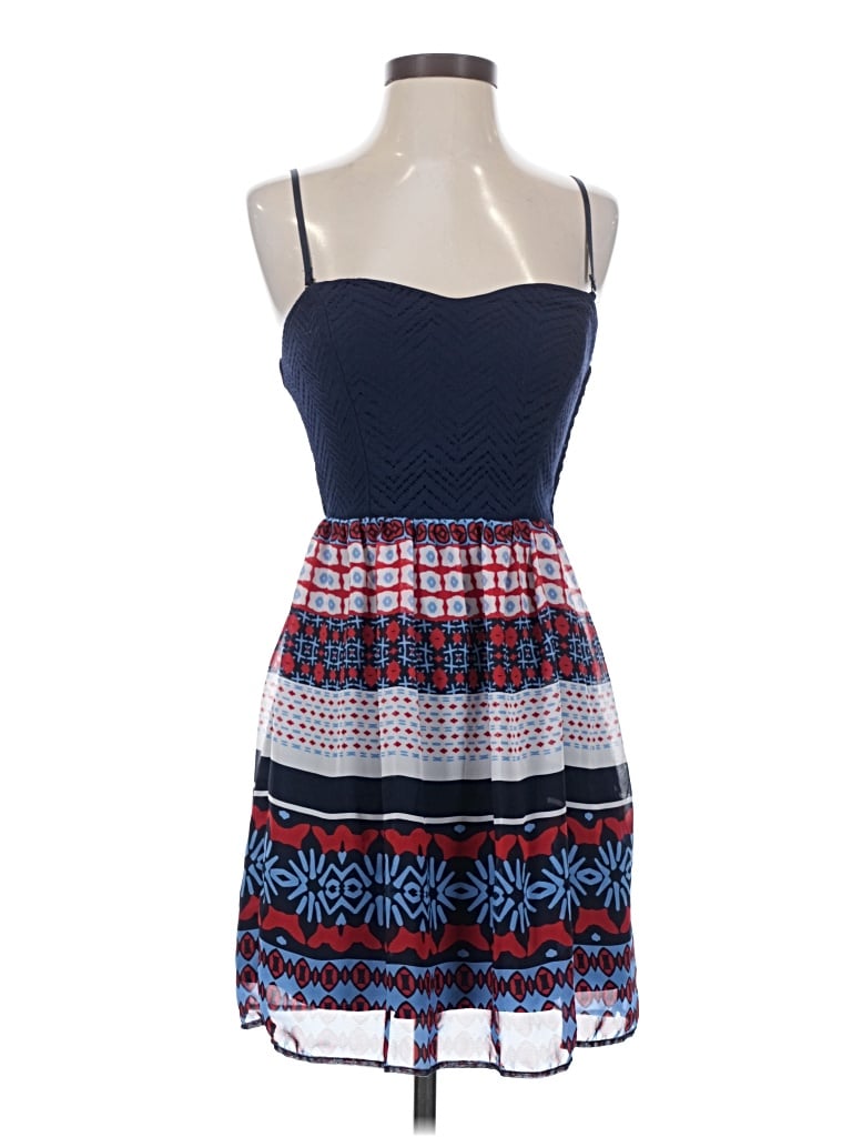 Pre-owned City Triangles Casual Dress In Blue