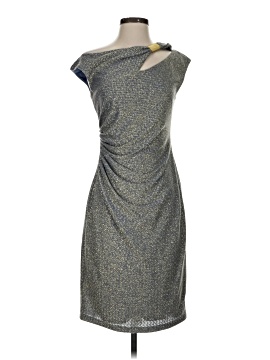 donna karan strapless fit and flare dress Floral Jacquard Strapless Midi Gown | GownFit and Flare main image 1