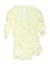 Eberjey Yellow 3/4 Sleeve Blouse Size 4 - photo 2