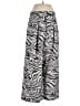 Ulla Johnson Animal Print Silver Casual Pants Size 6 - photo 1
