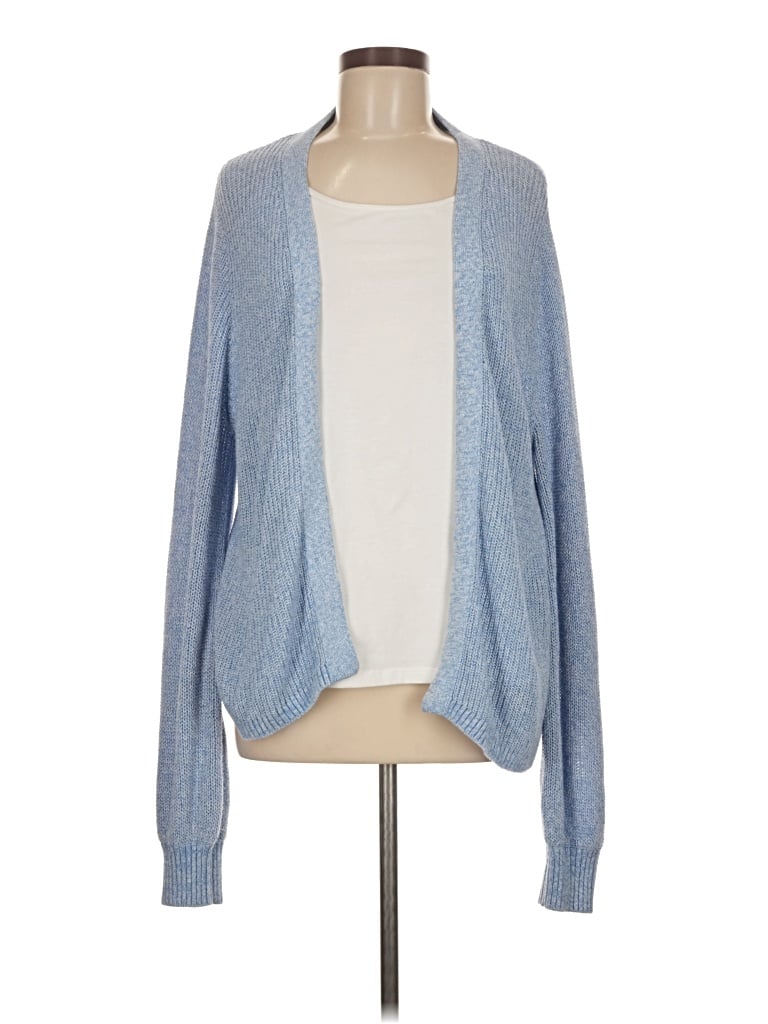 Pre-owned Assorted Brands Cardigan Sweater In Blue
