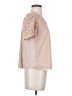 One September Solid Pink Short Sleeve Blouse Size XS - photo 4