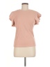Deletta 100% Cotton Pink Short Sleeve Top Size M - photo 1