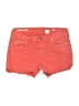 Matchstick Hearts Red Denim Shorts Size 28 waist - photo 1