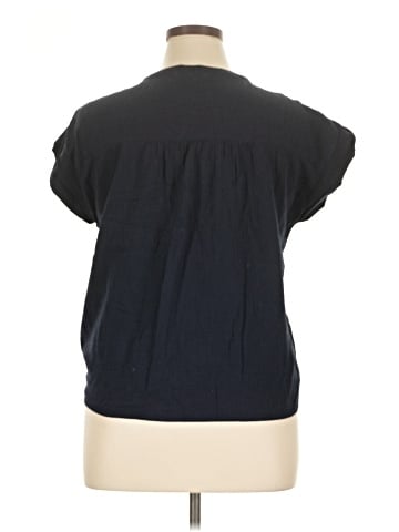Pale Sky Short Sleeve Blouse (view 2)