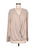 Chelsea28 100% Polyester Tan Long Sleeve Blouse Size M - photo 1