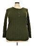 Roaman's Solid Green Pullover Sweater Size 18 (L) - photo 1