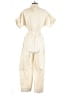 Universal Thread 100% Cotton Solid Ivory Jumpsuit Size 4 - photo 2