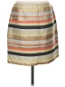 J.Crew Collection Stripes Tan Casual Skirt Size 4 - photo 2