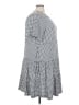 Lands' End Checkered-gingham Gray Casual Dress Size 3X - photo 4