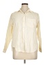 Old Navy 100% Cotton Stripes Yellow Long Sleeve Button-Down Shirt Size XL - photo 1