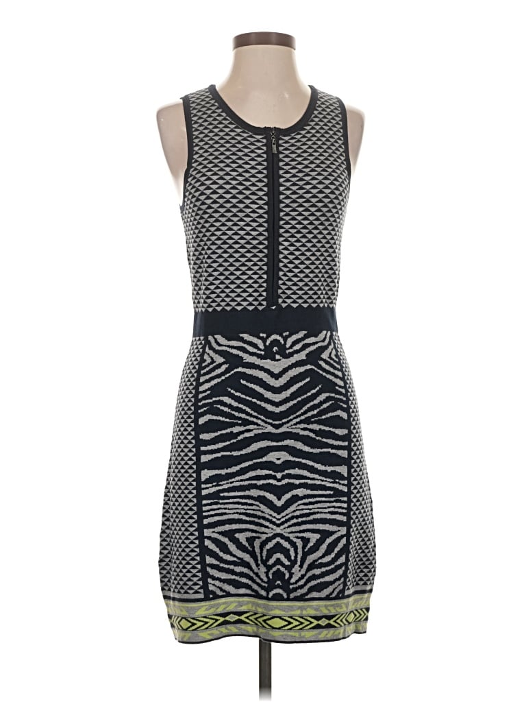 Pre-owned Hale Bob Cocktail Dress In Gray