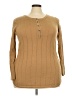 Roaman's Solid Tan Pullover Sweater Size 18 (L) - photo 1