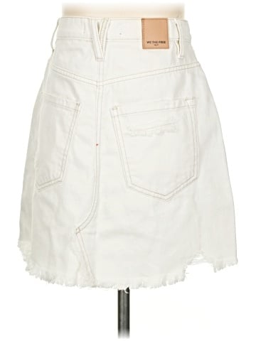 We the Free Denim Skirt (view 2)