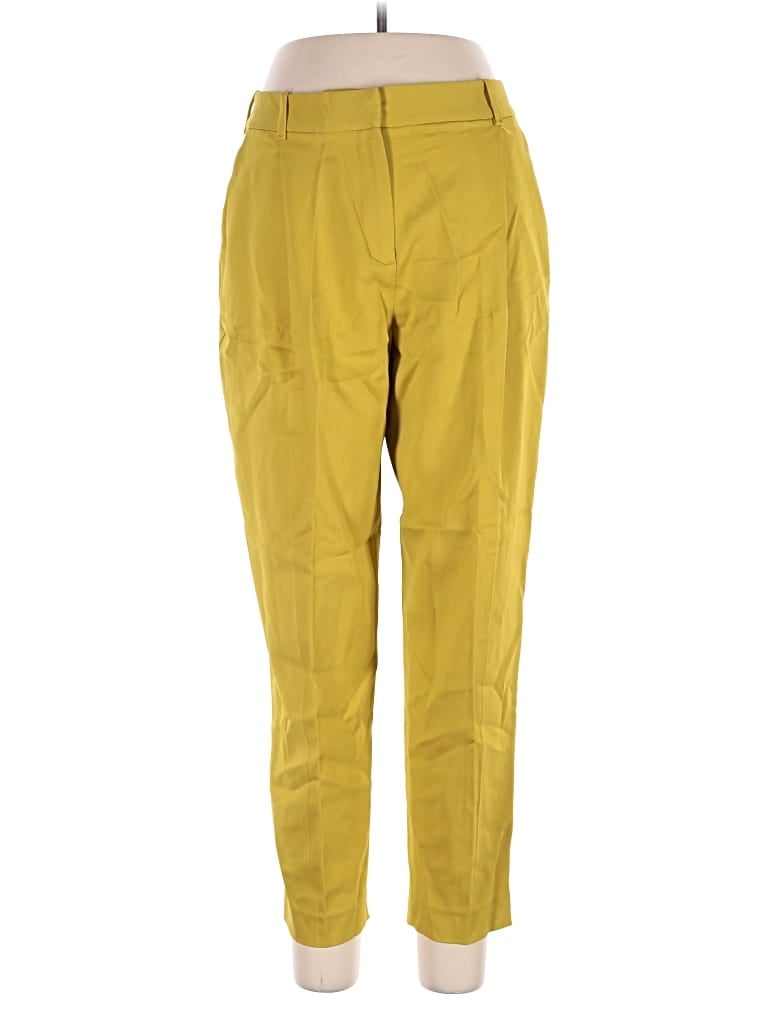 Pre-owned Massimo Dutti Casual Pants In Yellow