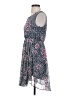 Myan 100% Polyester Floral Gray Casual Dress Size S - photo 5