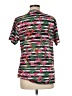 Assorted Brands 100% Polyester Floral Green Short Sleeve T-Shirt Size M - photo 2