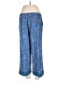 J.Jill 100% Rayon Paisley Blue Casual Pants Size Lg Petite - photo 2