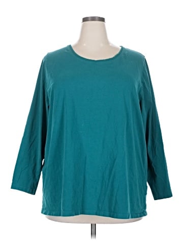 SUPREMA Essentials by Catherines 3/4 Sleeve T-Shirt (view 1)