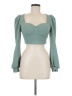 Shein Teal 3/4 Sleeve Blouse Size M - photo 1