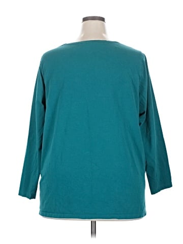 SUPREMA Essentials by Catherines 3/4 Sleeve T-Shirt (view 2)
