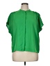 Alex Marie 100% Polyester Green Short Sleeve Blouse Size XL - photo 1