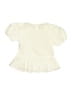 H&M Ivory Short Sleeve Blouse Size 8 - 9 - photo 2