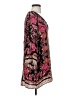 Angie Aztec Or Tribal Print Floral Multi Color Pink 3/4 Sleeve Blouse Size S - photo 4