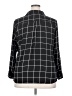 Apt. 9 100% Polyester Plaid Black Long Sleeve Blouse Size XXL Petite - photo 2