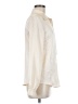 Shein 100% Polyester Metallic Ivory Long Sleeve Blouse Size 6 - photo 4