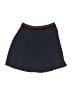 Monoprix Solid Blue Skirt Size 4 - photo 2