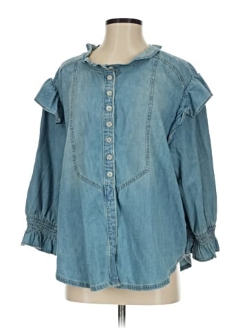 We the Free 3/4 Sleeve Blouse (view 1)