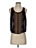 Lush 100% Polyester Black Tank Top Size S - photo 1