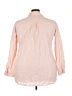 Old Navy Pink 3/4 Sleeve Button-Down Shirt Size XXL - photo 2