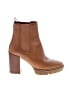 Tory Burch Brown Tan Ankle Boots Size 10 - photo 1
