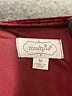 Mud Pie Burgundy Sleeveless Blouse Size M - photo 7