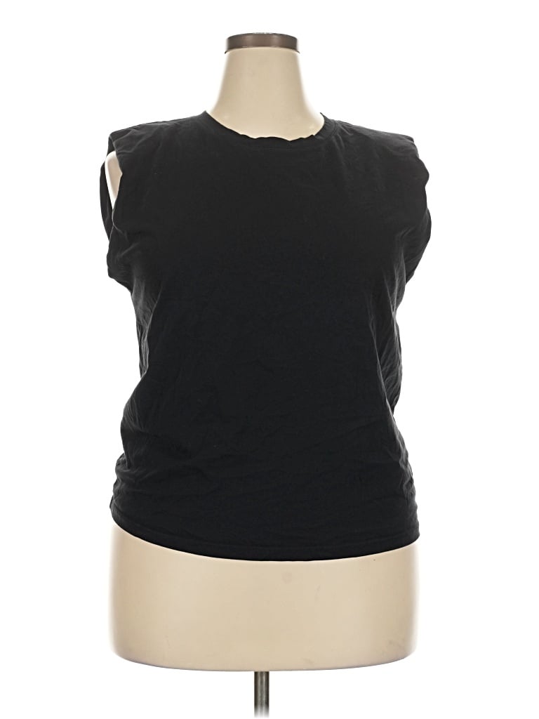 Pre-owned Sanctuary Sleeveless T-shirt In Black